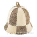 new 100% wool 2mm thickness felt sauna hats